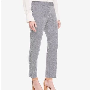 Ann Taylor Seersucker Ankle Pant - Petite Kate Fit